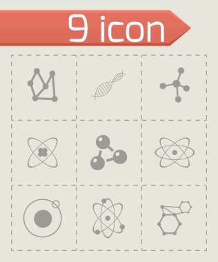 Vektör atom Icon set