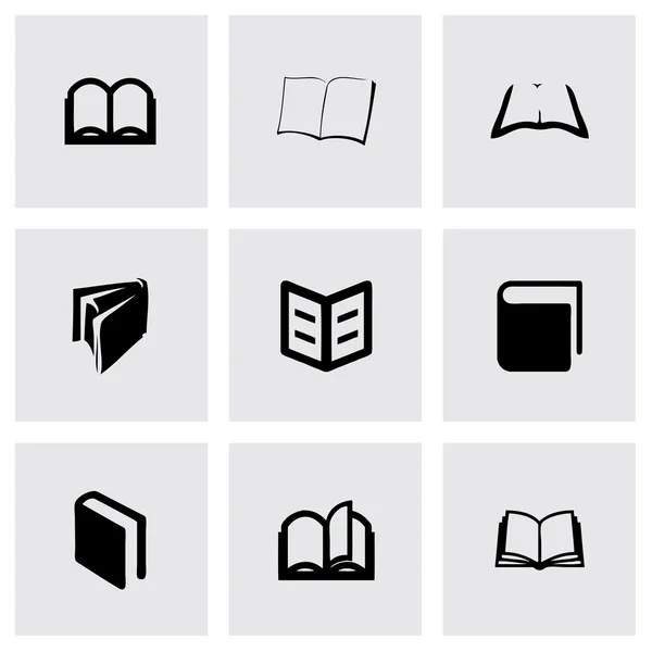 Vector book icon set — Stock Vector