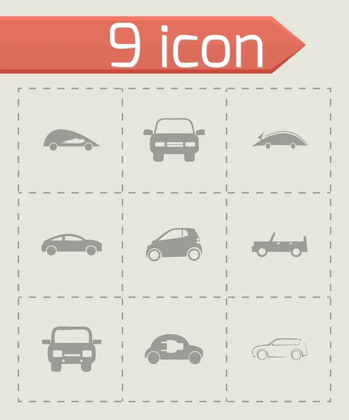 Vector electric icons set — Stock Vector