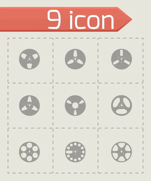 Vector ribbon icon set — Stock Vector