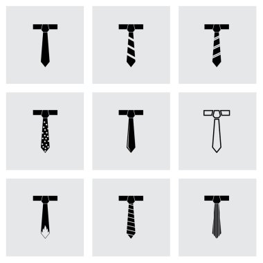 Vektör kravat Icon set
