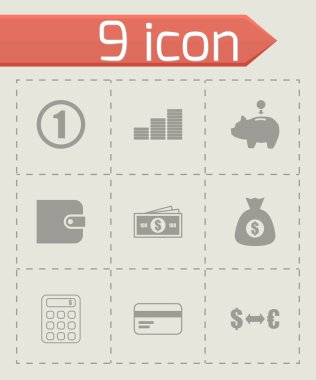 vektör kara para simgeler kümesi