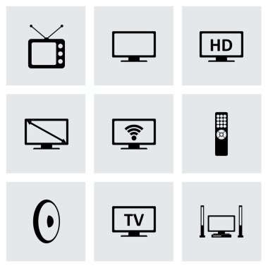 Vektör tv Icon set