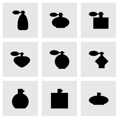 Vektör parfüm Icon set