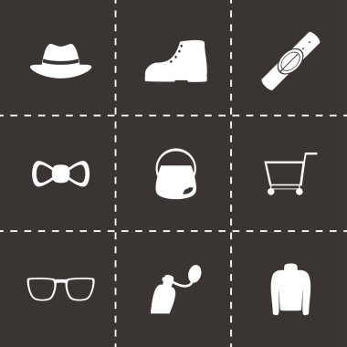 vector Icon set alışveriş