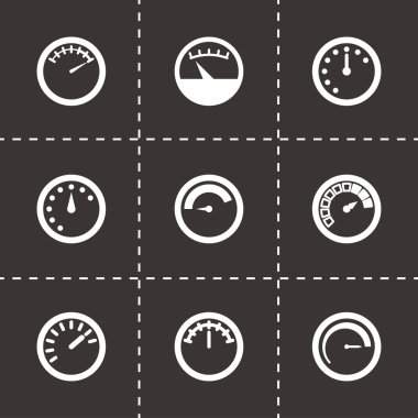 Vektör metre Icon set