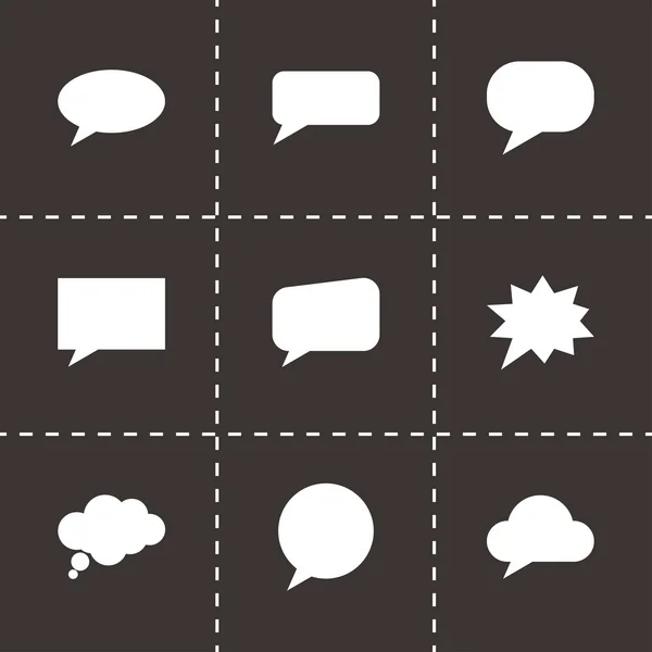 Vektör konuşma kabarcıklar Icon set