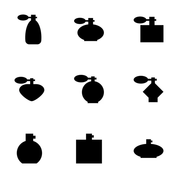 Conjunto de iconos de perfume vector — Vector de stock