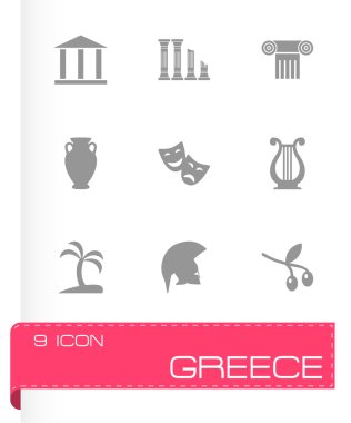 Vektör Yunanistan Icon set