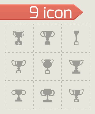 Vektör kupa Icon set