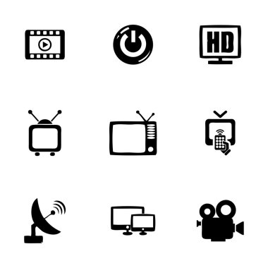 Vektör tv Icon set