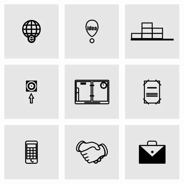 Vector Business icon set — Stock Vector