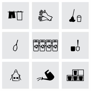 Vektör Temizleme Icon set