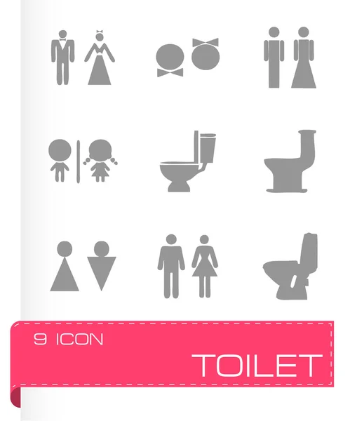 矢量厕所图标集 — 图库矢量图片