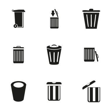 Vektör çöp Icon set