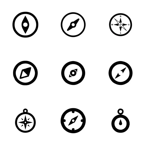 Vektör pusula Icon set