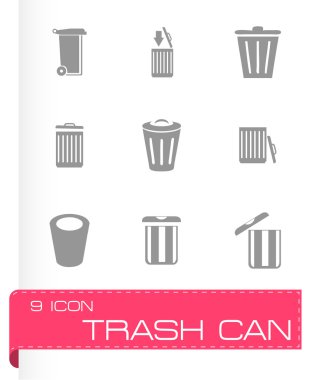 Vektör çöp Icon set