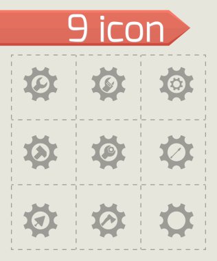 Vektör Araçları'nda Icon set dişli