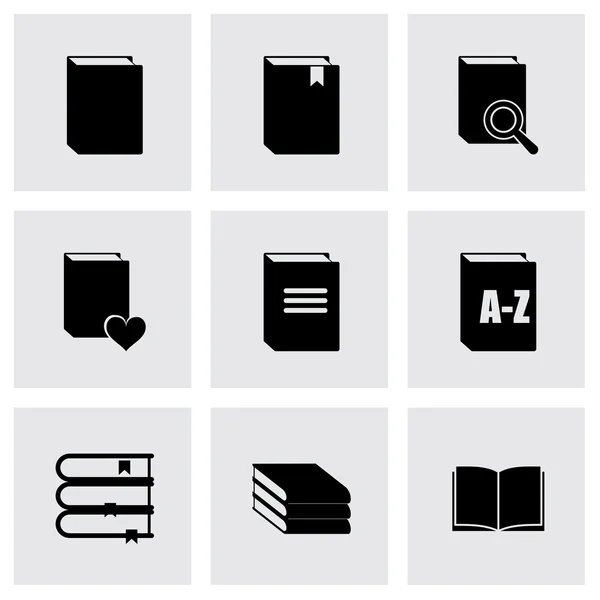 Vector book icon set — Stock Vector