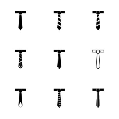 Vektör kravat Icon set