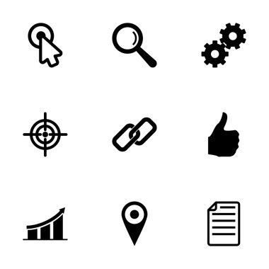 vektör seo Icon set