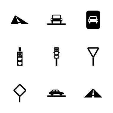 Vektör yol Icon set