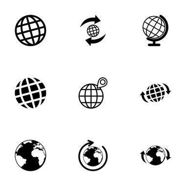 Vektör glode Icon set