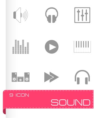 Vektör ses Icons set