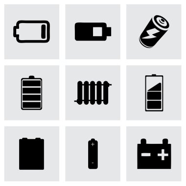 Vektör batery Icons set