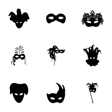 Vektör karnaval Icons set