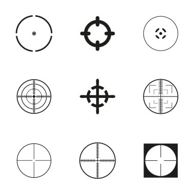 Vektör artı Icons set
