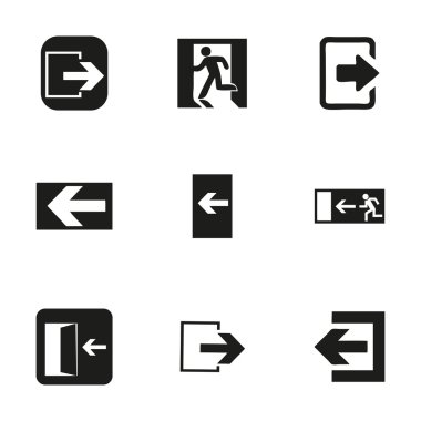 Vektör çıkış Icons set