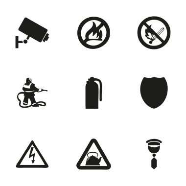 Vektör ev güvenlik Icons set