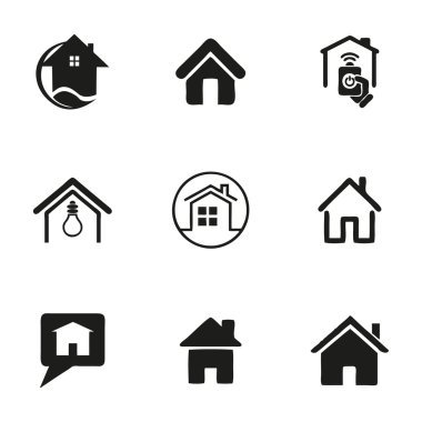 Vektör ev Icons set