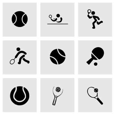 vektör Tenis Icon set