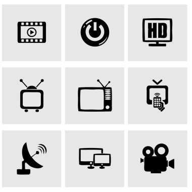 Vektör tv Icon set