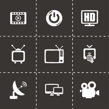 Vektör tv Icon set