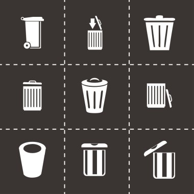 Vektör çöp Icon set
