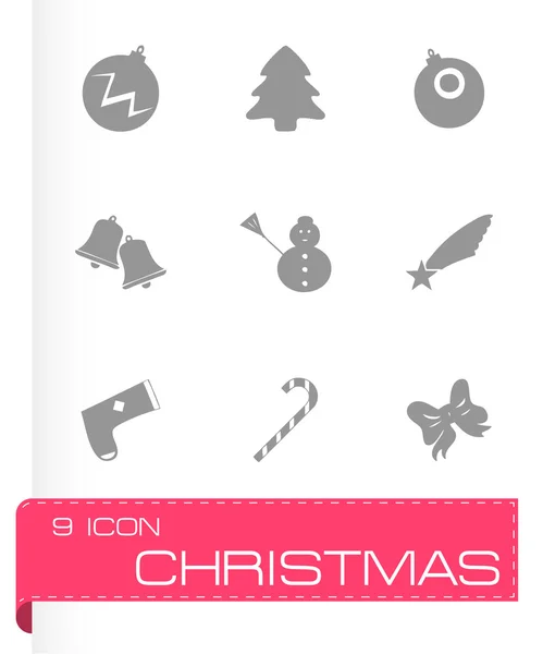 Vektorové vánoční sada ikon — Stockový vektor