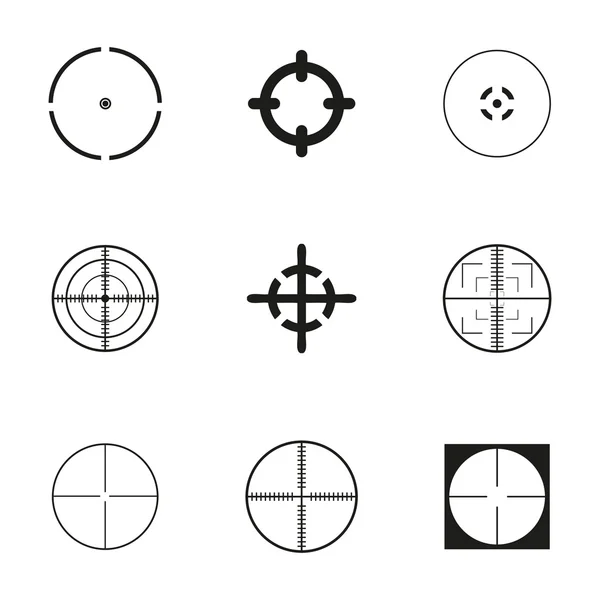 Ensemble d'icônes vectorielles en croix — Image vectorielle