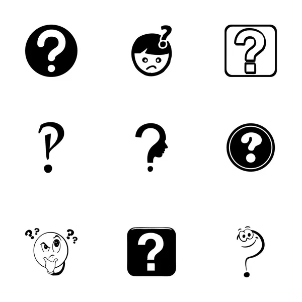 Vector Faq icons set — Stockvector