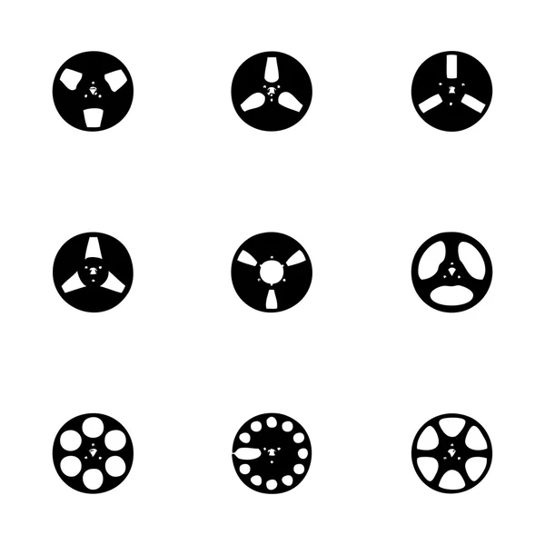 Ensemble d'icône de ruban vectoriel — Image vectorielle