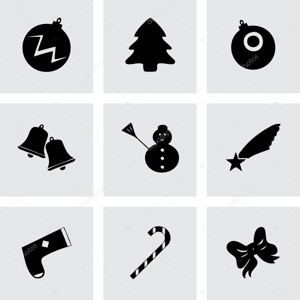 Vector cristmas icons set