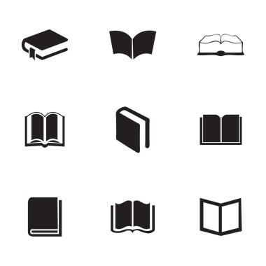 Vektör schoolbook Icons set