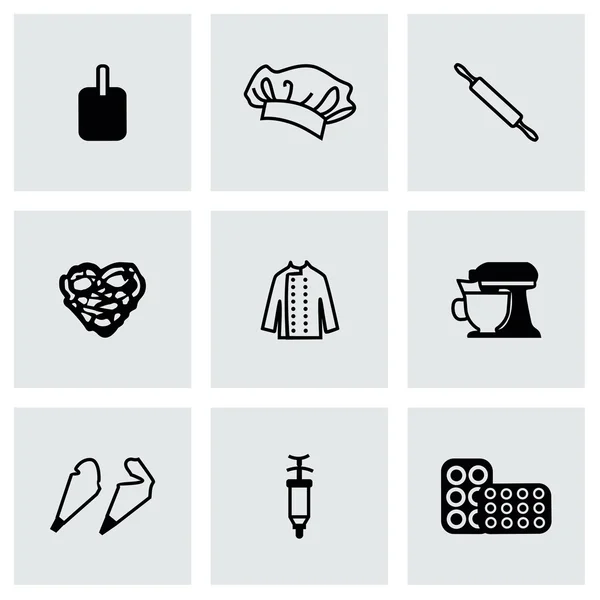 Vector Bakery icon set — Stock Vector