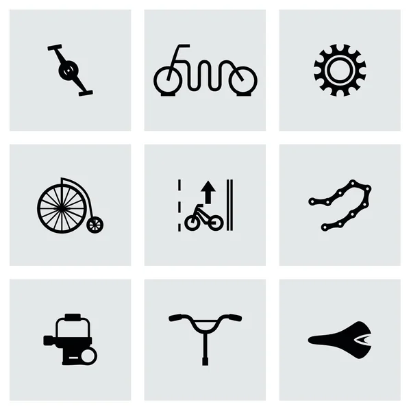 Vector Bicycle icon set — Stock Vector