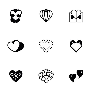 vektör kalpler Icon set