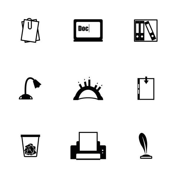 Vector Document icon set — Stock Vector