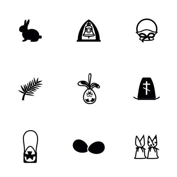 Vektor påsk icon set — Stock vektor