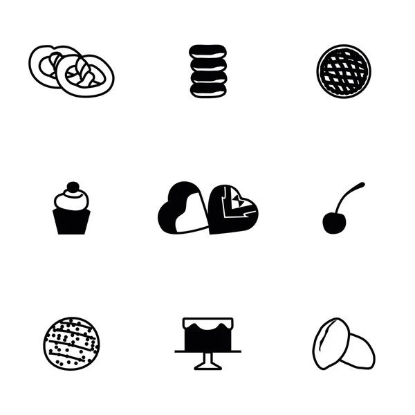 Conjunto de iconos de panadería Vector Fresh — Archivo Imágenes Vectoriales